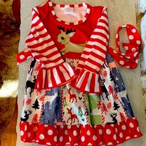 Boutique Toddler Christmas Dress